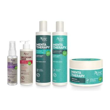 Imagem de Apse Menta Therapy Shampoo E Condicionador E Máscara + Bb Cream + Séru