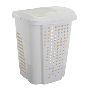 Imagem de Roupeiro Telado com Cesto Astra Branco 46X47X62cm 70 L