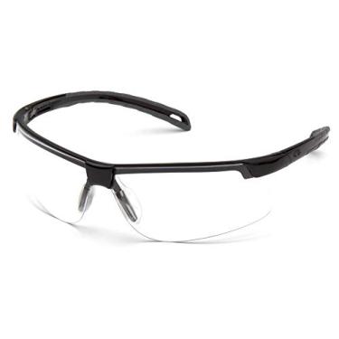 Imagem de (12 Pair) Pyramex Ever-Lite Glasses Black Frame/Clear Anti-Fog Lens (SB8610DT)
