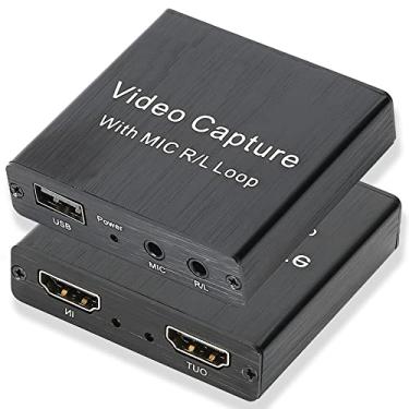 Imagem de Caixa de gravação de vídeo, cartão de captura de vídeo HD USB placa de vídeo HDMI para Windows, para Android