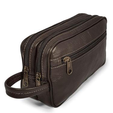 Imagem de Necessaire Estojo de Couro Grande Espaçosa - Le Voyage