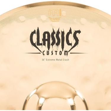 Imagem de Prato de Bateria Crash Meinl Linha Classics Custom Extreme Metal 16"