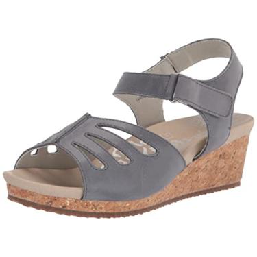 Imagem de Propét Sandália feminina Maya Espadrille Wedge, Azul, 35