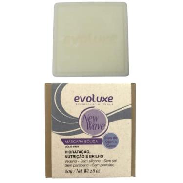 Imagem de Máscara Sólida New Wave 80g Evoluxe Vegano Cabelos Cacheados