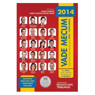 Imagem de Livro - Vade Mecum: Legislação Selecionada para OAB e Concursos - 6ª Edição 2014 - Marco Antônio Araújo Junior e Darlan Barroso