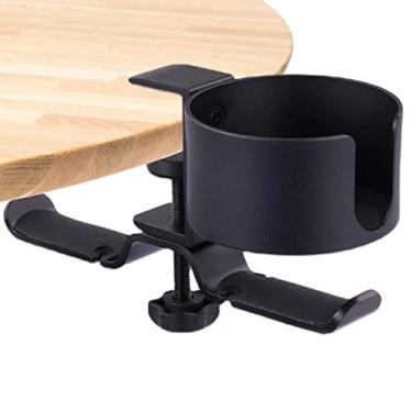 Imagem de mesa Suporte para copos | Porta-copos com suporte para fone ouvido,copo anti-derramamento para mesa ou mesa, fácil instalar, suficiente para segurar canecas café, Sritob