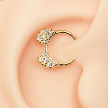 Imagem de Piercing Argola Daith Gatinho - Eu Curto Acessórios