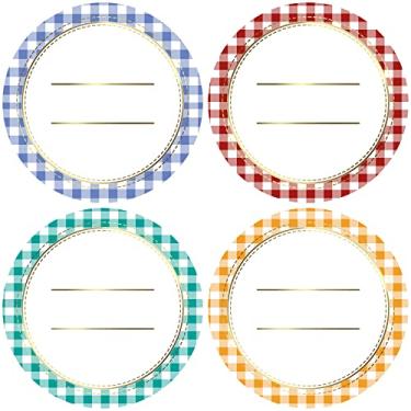 Imagem de Mobiusea Creation Rolo de etiquetas de conserva de folha dourada | 5 cm | Impermeável | 300 etiquetas para suprimentos de enlatamento, etiquetas de frascos de pedreiro, etiquetas de frasco, adesivos de enlatamento, produtos caseiros, adesivos feitos à mão, pote de geleia