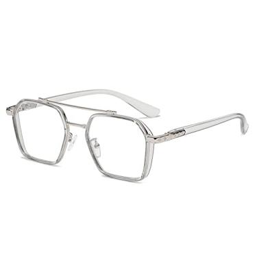 Imagem de Os mesmos óculos de sol da moda masculina grandes óculos de sol quadrados estilo masculino, 1, tamanho único