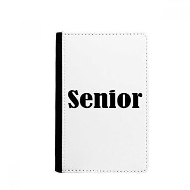 Imagem de Porta-cartão preto para passaporte sênior com palavras únicas Notecase Burse, Multicolor
