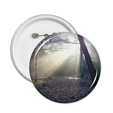 Imagem de Emblema verde escuro ciência silvicultura natureza alfinetes emblema botão decoração acessório 5 peças