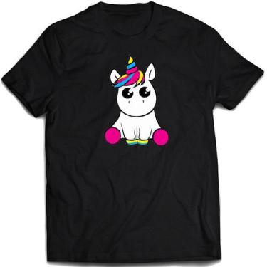 Imagem de Camiseta Unicórnios Sentado Camiseta Fofo Cute Tumblr Animal - Mago Da