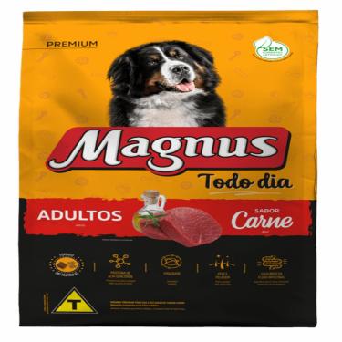 Imagem de Ração Premium Magnus Todo Dia Cães Raças Média E Grande Sabor Carne 20kg
