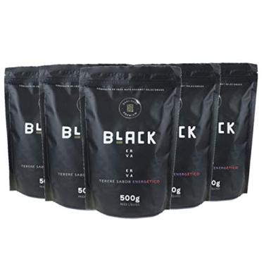 Imagem de KIT COM 5 ERVA MATE PARA TERERÉ BLACK ERVA 500G (Energético)