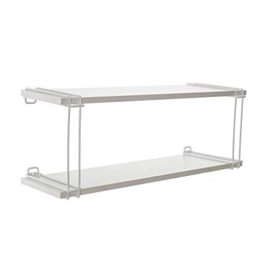 Imagem de Prateleira Decorativa de Parede (P), Metaltru, Branco com Branco