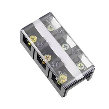 Imagem de uxcell Dual Rows 3 Posições 600 V 60 A Fios Bloqueador Terminal Faixa