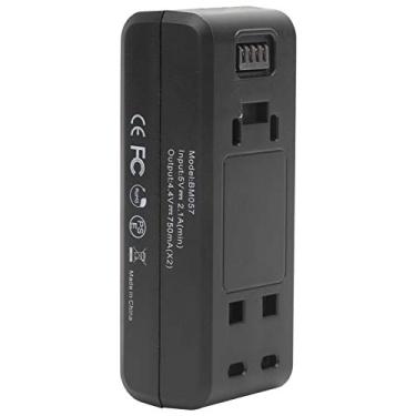 Imagem de Carregador de Bateria para Câmera, Carregador de Bateria Leve ABS Com 2 Interfaces de Carregamento para Câmera Esportiva ONE R
