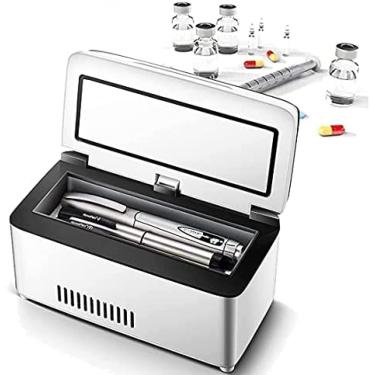 Imagem de Estojo Refrigerado Para Resfriador De Insulina, Recipiente Refrigerado Para Refrigerador De Remédios 3 Graus De Sistema De Alarme, Caixa De Viagem Para Medicamentos De 2-8 ℃, Para Casa, Carro, Via