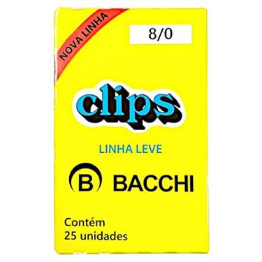 Imagem de Clips Galvanizado Linha Leve CX 25 UN N° 8/ Bacchi
