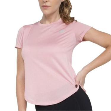 Imagem de Camiseta Feminina New Balance Mc Rosa Antigo - Wt232