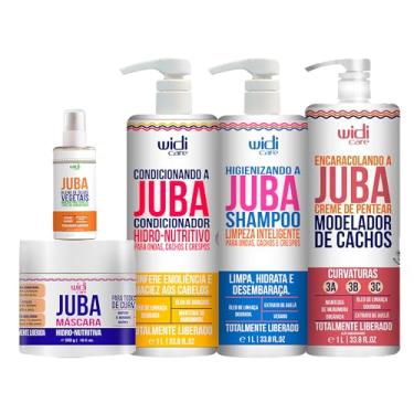 Imagem de Kit Widi Care Linha Juba Encaracolando, Shampoo, Condicionador, Máscara e Blend