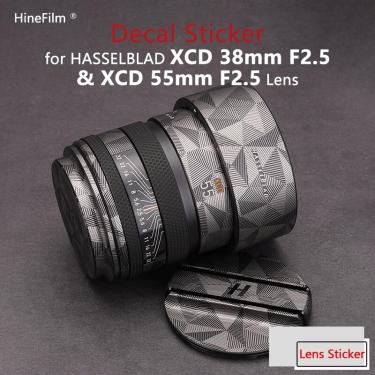 Imagem de Xcd38 xcd55 lente decalque peles para hasselblad xcd 2.5/55v xcd 2.5/38v lente adesivos protetor