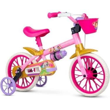 Imagem de Bicicleta Infantil Nathor Aro 12" - Princesas