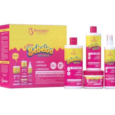 Imagem de Kit Capilar Bebeloo Tutti Frutti Shampoo Condicionador Máscara E Spray