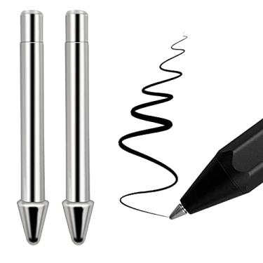 Imagem de As pontas de caneta de liga de titânio não desgastam para Surface Pen, as pontas de substituição Realititcs Pencil Like Refill servem para Microsoft Surface Pro 7 6 5 4 Series (modelo 1776) Surface