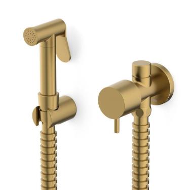 Imagem de Ducha Higiênica com Derivação Basic Celite Gold Matte