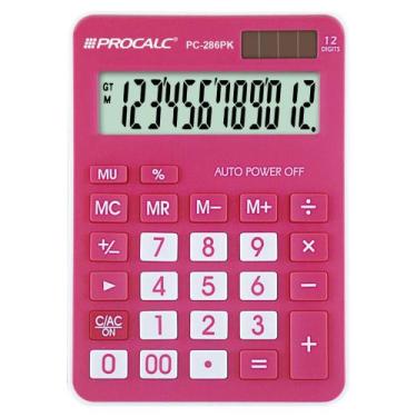 Imagem de Calculadora De Mesa 12 Dígitos - Pink - Procalc