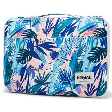 Imagem de Kinmac Capa protetora de 360° para laptop com alça para MacBook Pro de 16 polegadas, 16 polegadas HP, Lenovo, Dell, ASUS, Ultrabook Acer e laptop empresarial (grama marinha)