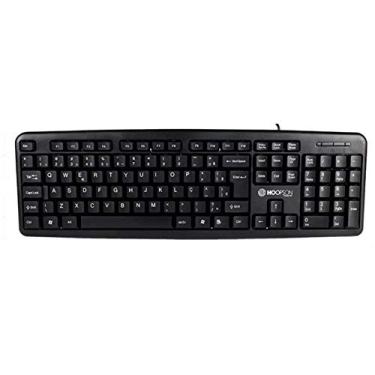 Imagem de Teclado USB, Hoopson, Standard, Preto, Silencioso