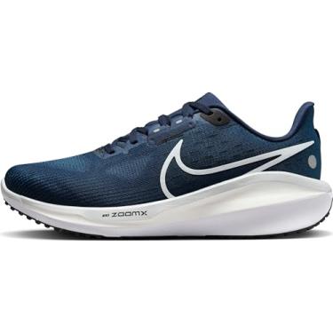 Imagem de Nike Tênis de corrida masculino Vomero 17, Midnight Navy Pure Platinum Preto, 46