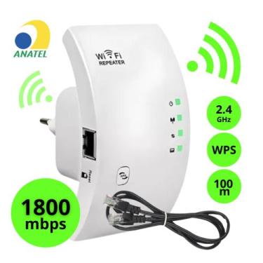 Imagem de Roteador Repetidor Wireless Sinal Wifi 1800mbps Original - Wireless-n 