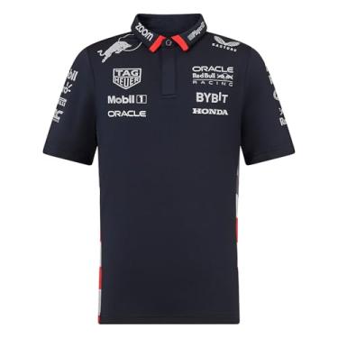 Imagem de Camiseta polo Red Bull Racing F1 Kids 2024 edição especial do time de corrida da América, Azul marino, M