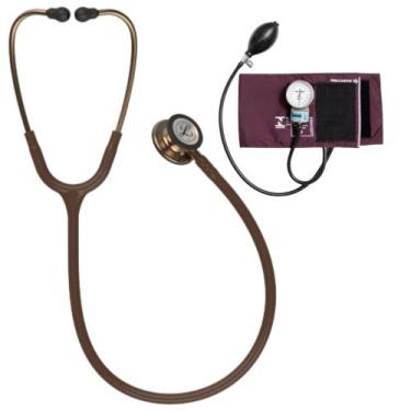 Imagem de Estetoscópio Littmann Classic lll + Esfigmomanômetro Pamed - Cores Var