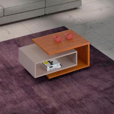 Imagem de Mesa de Centro Diva Candian JCM Movelaria, Cinamomo com Off White