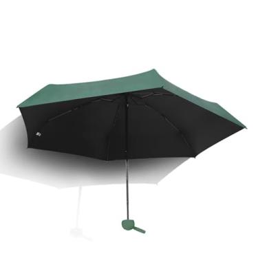 Imagem de Guarda-sol, Guarda-chuva para Guarda-sóis para Chuva, Proteção UV Guarda-chuva Grande de Viagem Com Proteção Solar UPF 50+ Guarda-sol Proteção UV para Viagens e Uso Diário (Verde