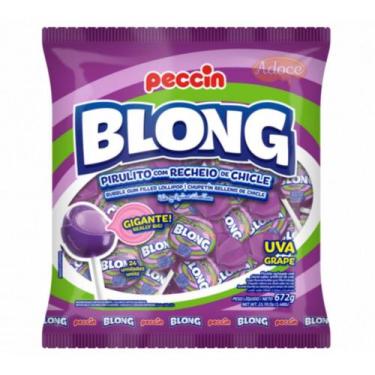 Imagem de Pirulito chicle blong gigante 24unx28g peccin, UVA