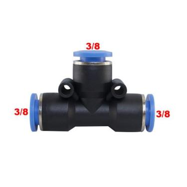 Imagem de Conexão Emenda Plástico Tecalon 3/8 Universal - PARAISO DAS MANGUEIRAS