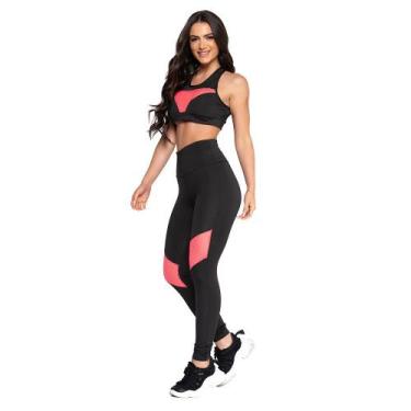 Imagem de Conjunto Fitness Fristyle Legging E Top Academia Feminino, GG