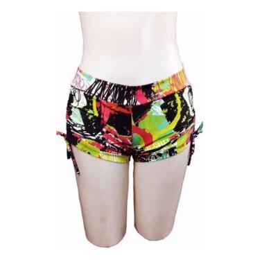 Imagem de Calcinha Sunkini Sunquini Short Praia Com regulagem Lateral - Terracot