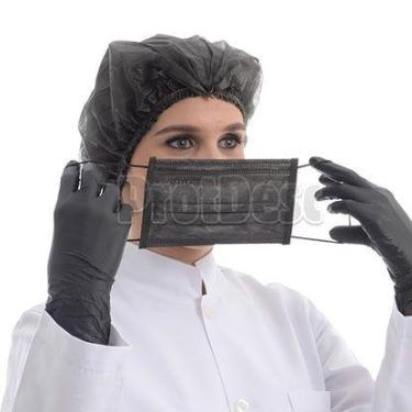 Imagem de Mascara tripla elastico black protdesc cx 50 un - Cirurgica Nilmar