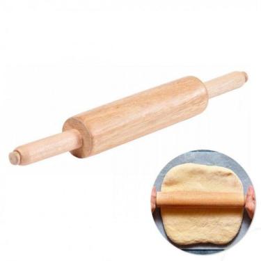 Imagem de Rolo para Massas em Madeira 42 Cm  Stolf
