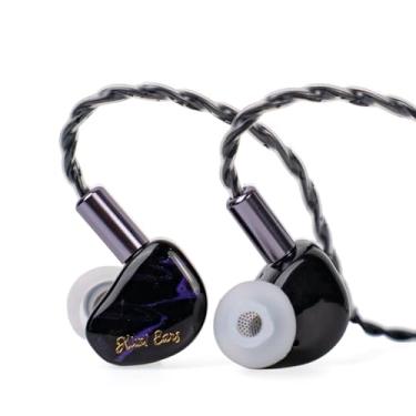 Imagem de Linsoul Kiwi Ears Cadenza IEM com driver dinâmico de berílio de 10 mm impresso em 3D com plugue intercambiável removível 0,78 cabo IEM de 3,5 mm com 2 pinos para músicos e audiófilos