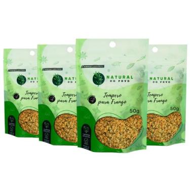 Imagem de Tempero Superior Para Frango Sabor Autêntico Alta Qualidade Kit 4 50g 