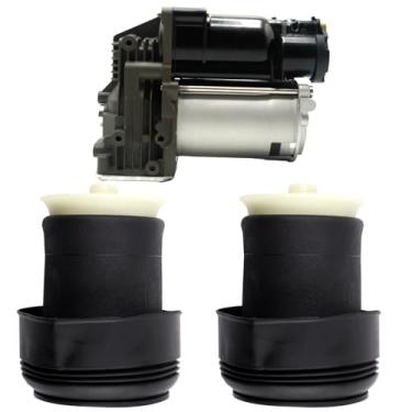 Imagem de SCITOO Kits de suspensão Air Struts bomba compressor de ar com mola de choque adequado para BMW para X5 2007-2013, para BMW para X6 2008-2015 kit de suspensão traseira