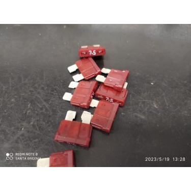 Imagem de 10x Fusivel Automotivo Lamina 7,5amp 18mm