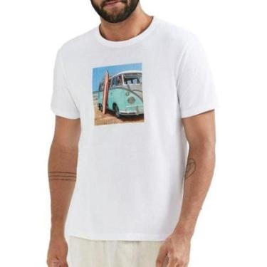 Imagem de Camiseta Masculina Hering MC Branca - 4F8715XEN-Masculino